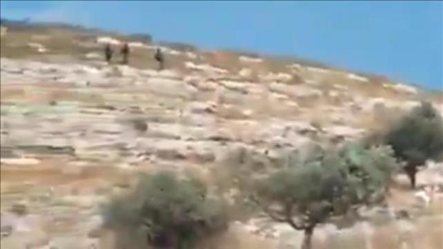 תיעוד חיילים נמלטים מאבנים, יוני 2019