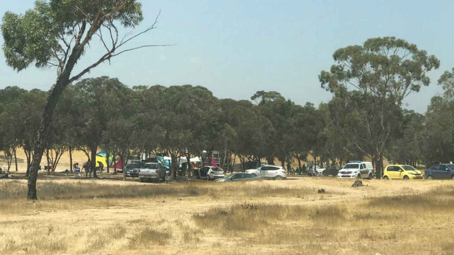 האתר שבו התקיימה מסיבת הטבע בסמוך לצומת גורל, אתמו