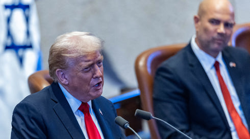 טראמפ בכנסת: ישראל השיגה הכול, עכשיו הזמן לשלום