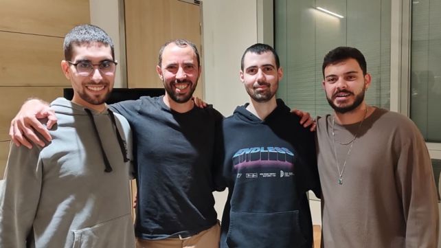 שורדי השבי עומר ונקרט, גיא גלבוע דלאל, טל שהם ואביתר דוד בבית החולים בילינסון, היום