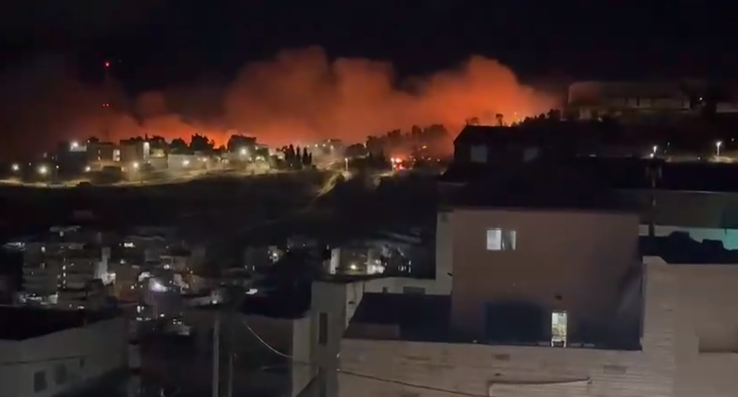 שריפה בהר הצופים בירושלים, יוני 2024