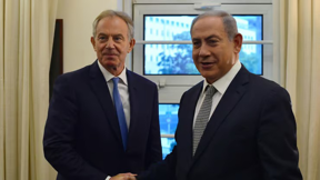 טוני בלייר ובנימין נתניהו בשנת 2016