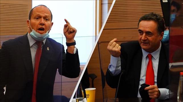 עימות בין השר ישראל כ"ץ לח"כ ניר ברקת בוועדת הכספים, 8 ביוני 2020