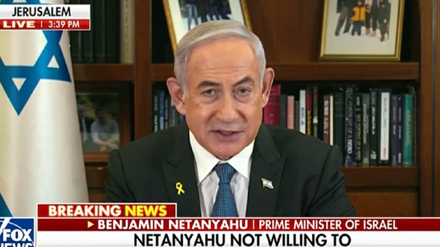 ראש הממשלה בנימין נתניהו בריאיון לרשת פוקס ניוז, ספטמבר 2024