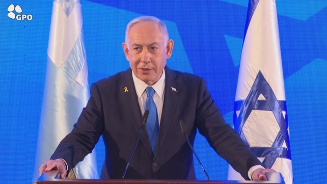 נתניהו בטקס חילוף הרמטכ"לים