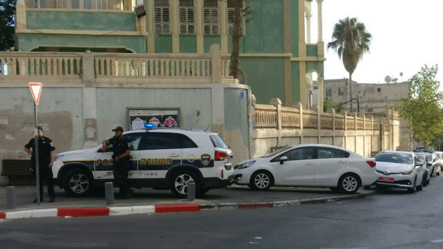 זירת המרדף המשטרתי (צילום: דוברות המשטרה)
