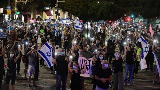 הפגנה בכיכר רבין בתל אביב | 17.10.2020 - תומר נויברג, פלאש 90