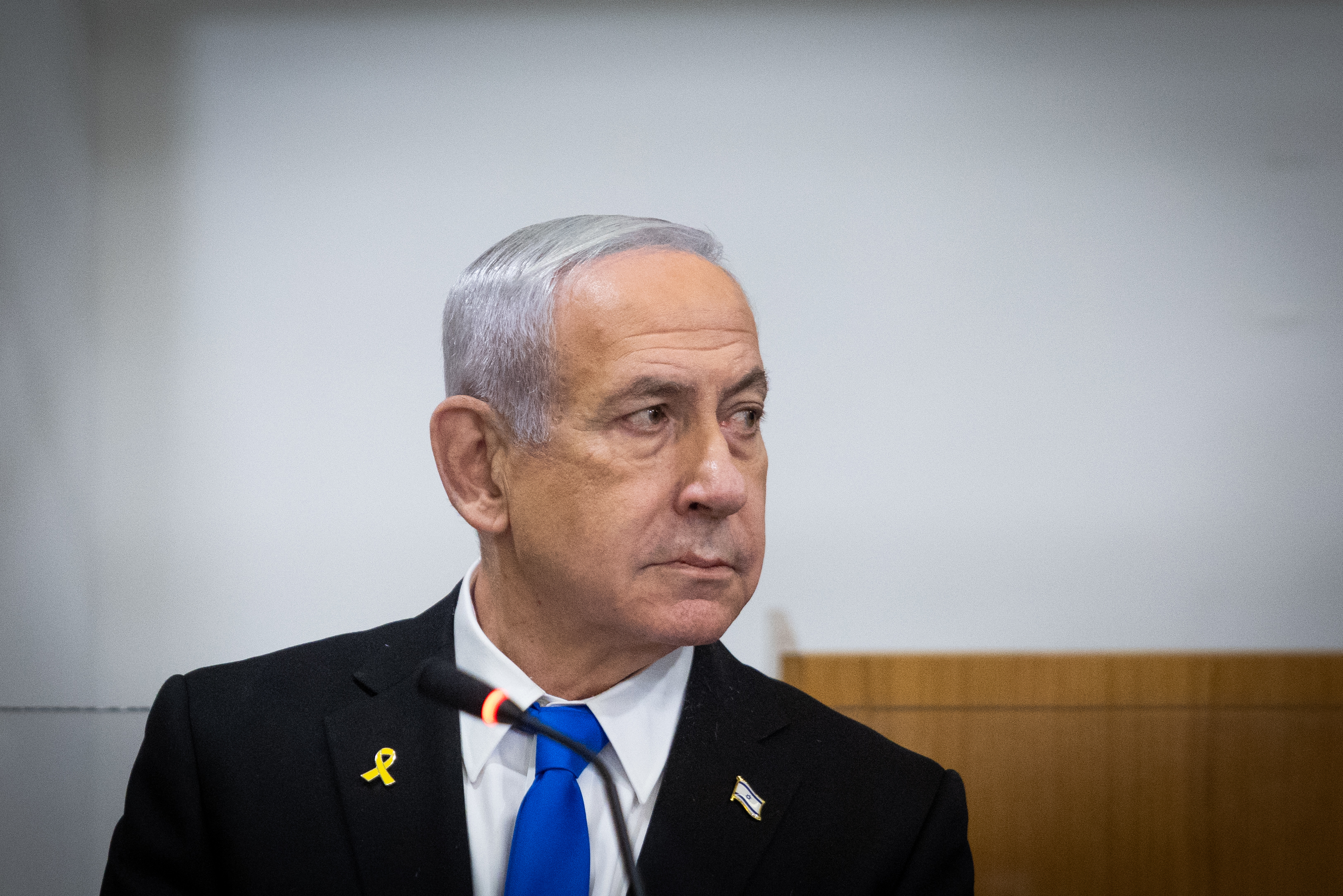 ראש הממשלה בנימין נתניהו בדיון בבית המשפט