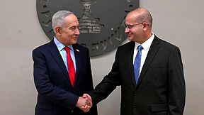 ראש המוסד רומן גופמן וראש הממשלה נתניהו, השבוע
