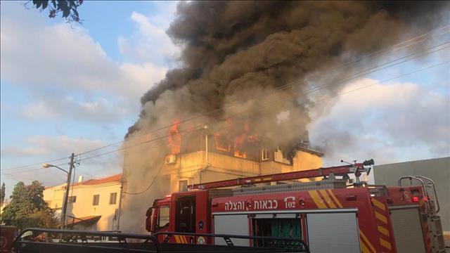 השריפה בביתה של כרמל מעודה 06.07.19