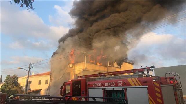 השריפה בביתה של כרמל מעודה 06.07.19
