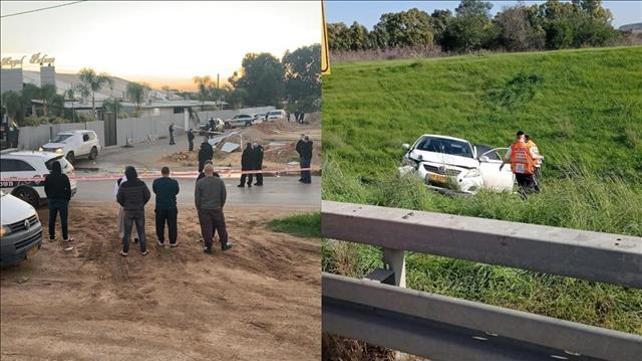 חשד לרצח בלוד: כבן 50 נורה למוות ברכבו. חשד לנקמה שניים נורו בכביש 6. 28.12.20