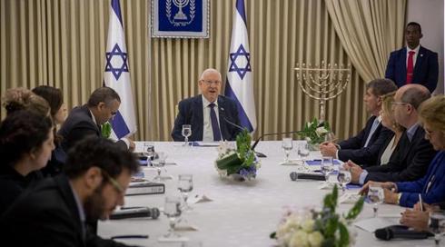 ליצמן בבית הנשיא: עודכנו ע"י ועדת הבחירות שקיבלנו מנדט נוסף