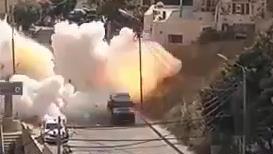 פיצוץ מטען על רכב של צה"ל בזמן פעילות בשכם 09.05.23
