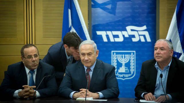 ראש הממשלה, בנימין נתניהו, בישיבת סיעת הליכוד