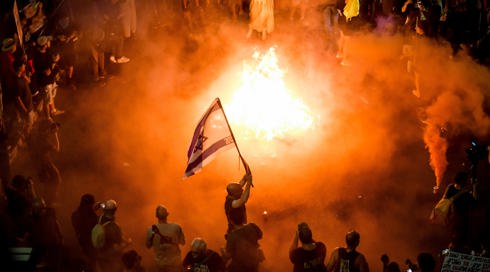 5 עצורים מההפגנה נשאלו בחקירה אם מקבלים כסף מאהוד ברק