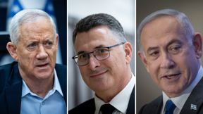 בנימין נתניהו, גדעון סער ובני גנץ