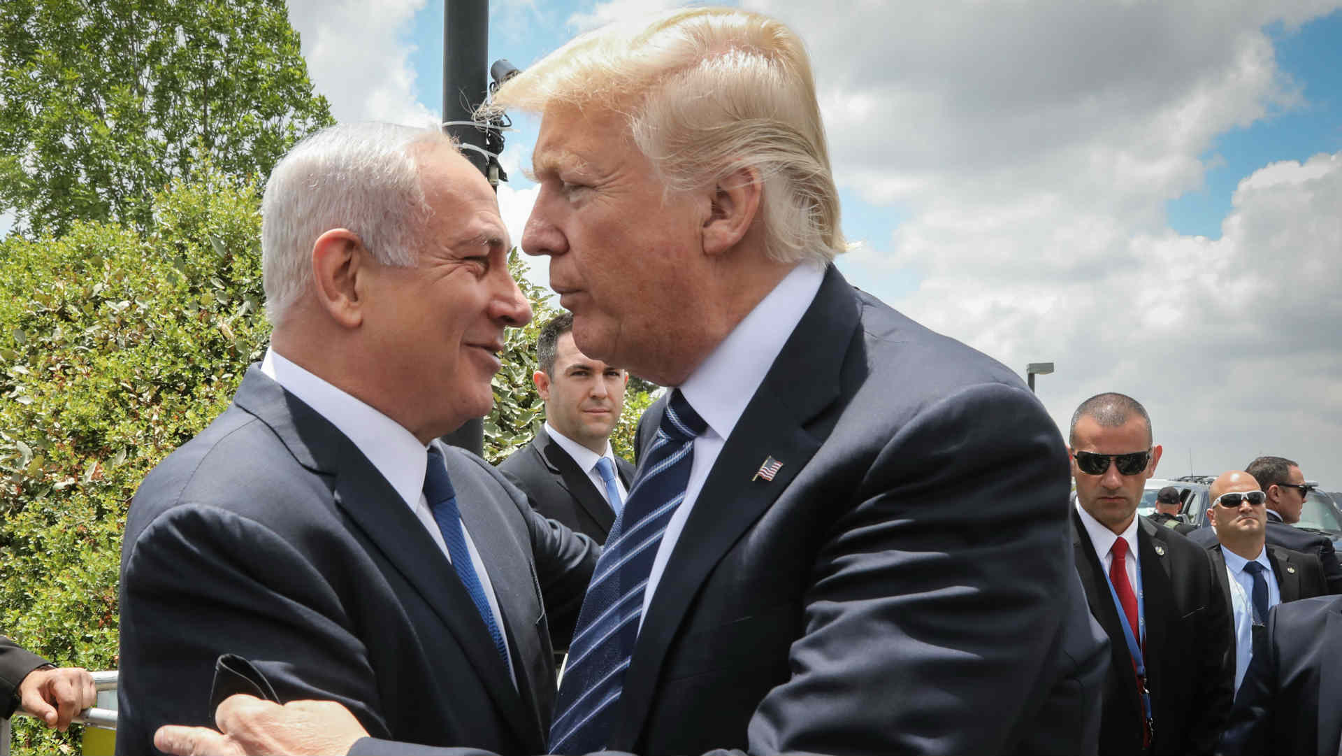 דונלד טראמפ ובנימין נתניהו