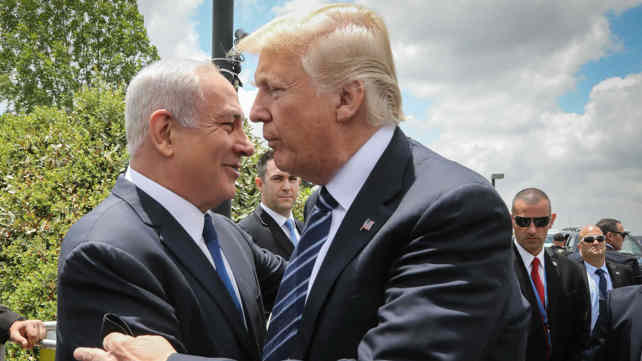 דונלד טראמפ ובנימין נתניהו