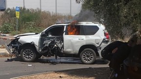 פיצוץ רכב רמלה 11.08