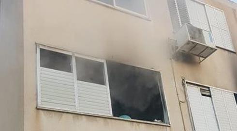 אישה כבת 80 נספתה בשריפה בדירה בנשר
