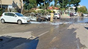 חיסול נתניה רכב 26.12.23 כבאות והצלה