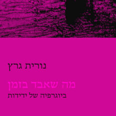 כריכת הספר'מה שאבד בזמן'