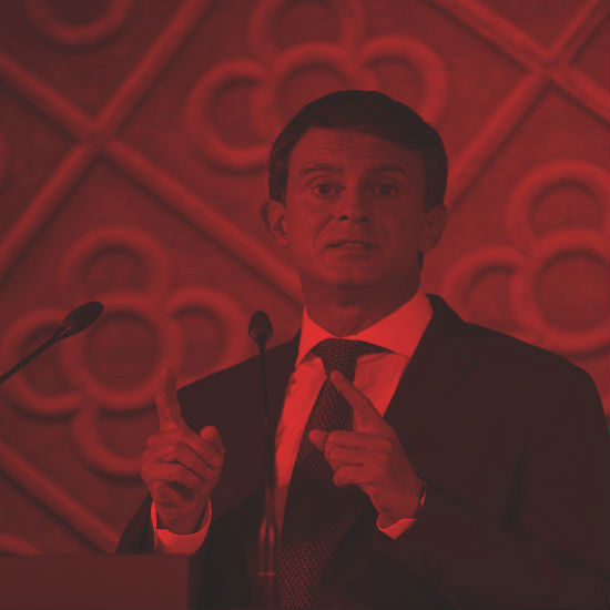 Entrevista al ex primer ministro de Francia, Manuel Valls