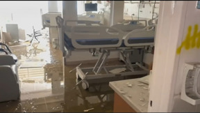 הנזק העצום בבית החולים סורוקה בעקבות פגיעת הטיל האיראני