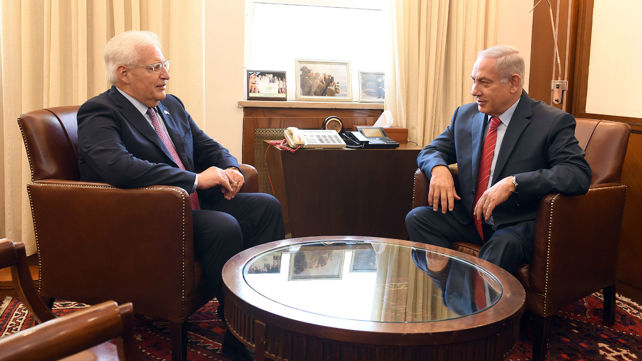 רה"מ נתניהו עם השגריר האמריקני דיוויד פרידמן