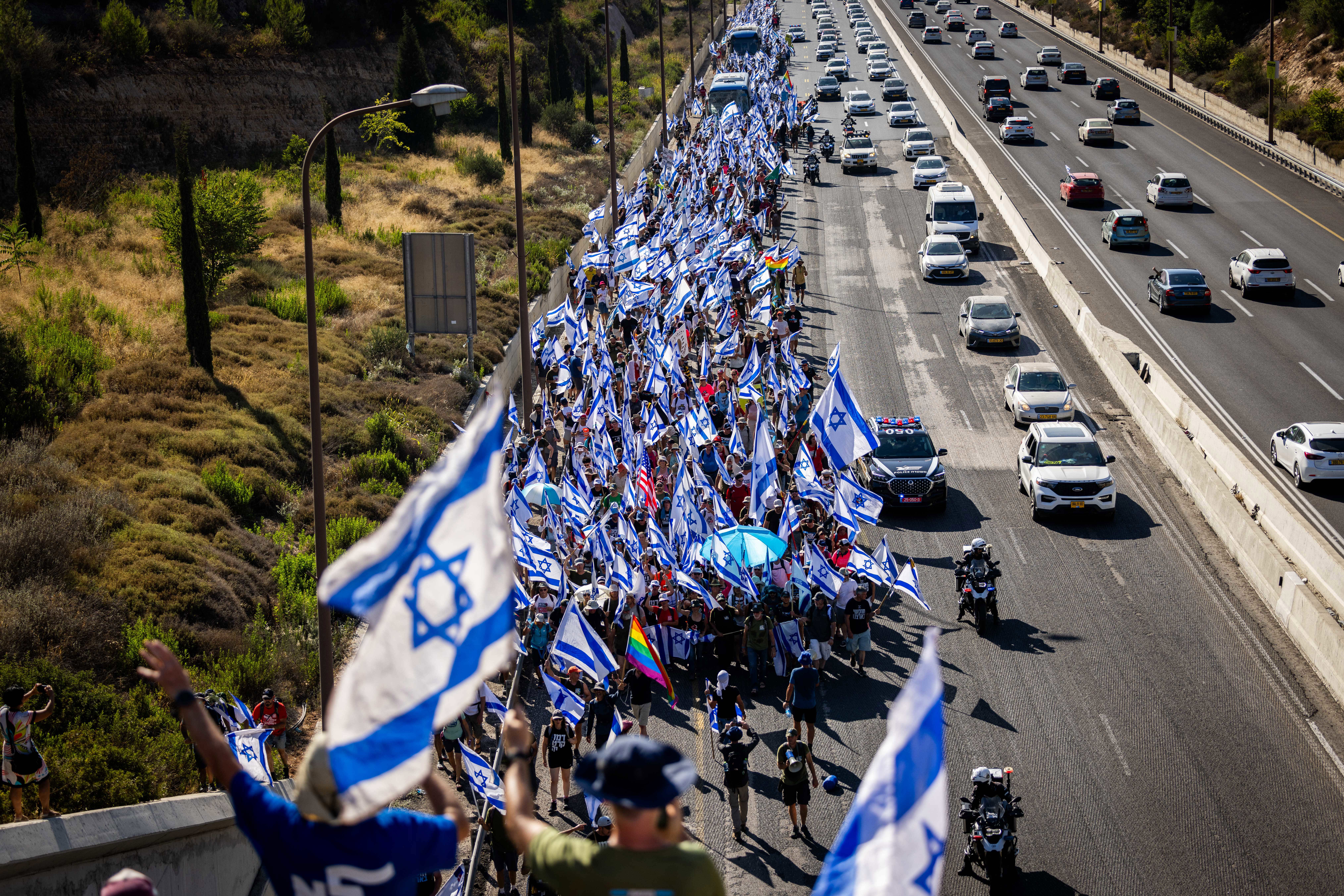 צעדת המחאה לירושלים, 21.07.23