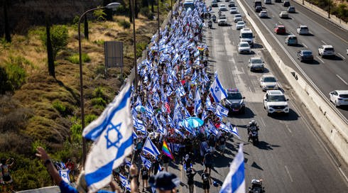 רבבות צעדו לירושלים: "עצרו את החקיקה החד-צדדית"
