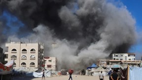 هجوم اسرائيلي في مدينة غزة