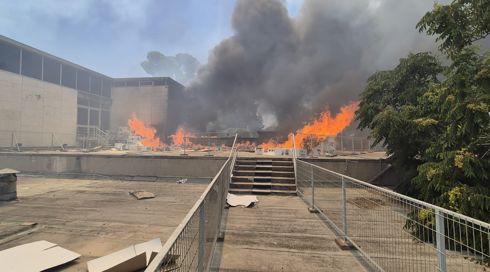 חשד: השריפה שהגיעה עד מוזיאון ישראל בירושלים - הצתה