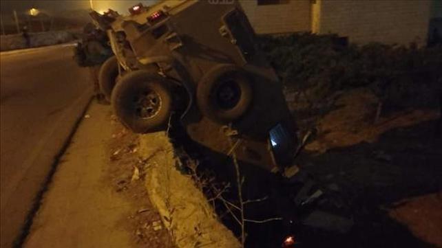 ג'יפ התהפך
