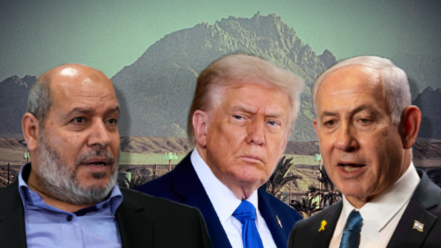 השיחות בשארם א-שייח': בנימין נתניהו, דונלד טראמפ וח'ליל אל-חיה