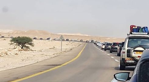 אחרי שעות: כביש 90 לאילת נפתח לתנועה