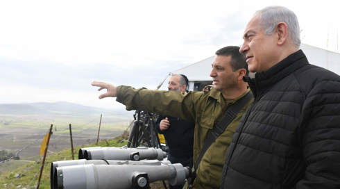 נתניהו בסיור גולן: "ערוכים לכל תרחיש, מציע שלא ינסו אותנו"