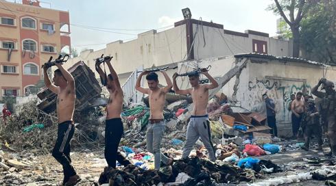יוצאים מבי"ח עם נשק ביד: עשרות מחבלים נעצרו בצפון עזה