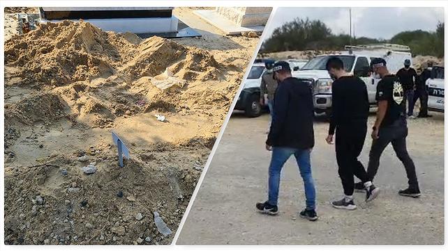 האב שחשוד ברצח תינוקו מגיע להלוויה, הלוויית התינוק, 20.11.2020