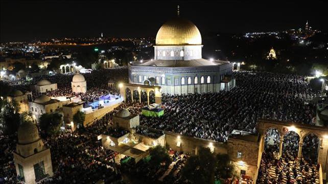 לילת אל קדר, רמדאן, הר הבית, אל אקצא, 27.4.22