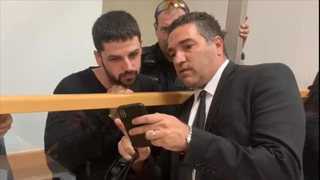מקסים טל החשוד ברצח אשתו בבית המשפט 28 באוקטובר
