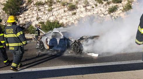 שני פצועים קשה ובינוני בתאונה ליד נצרת עילית