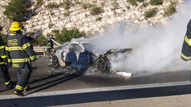 פיצוץ רכב בנצרת עילית 10.05.19