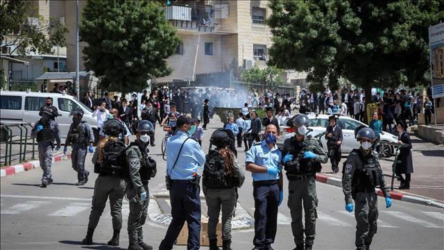 עימותים בין חרדים לכוחות משטרה בבית שמש 28.04.20