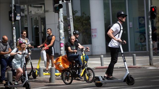 קורקינט בתל אביב