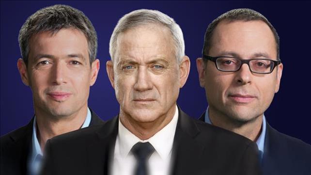 בני גנץ יועז הנדל וצבי האוזר – גרפיקה