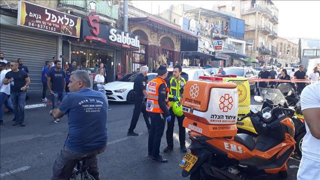 זירת הירי בחיפה בו נרצח בן 30, נובמבר 2019