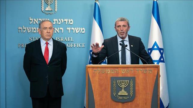 הרב השר רפי פרץ ובנימין נתניהו
