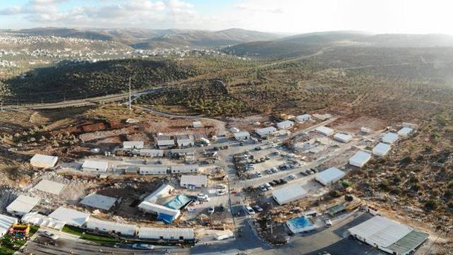 המאחז הבלתי חוקי אביתר שהוקם בחודש מאי 2021 בעקבות הפיגוע בצומת תפוח